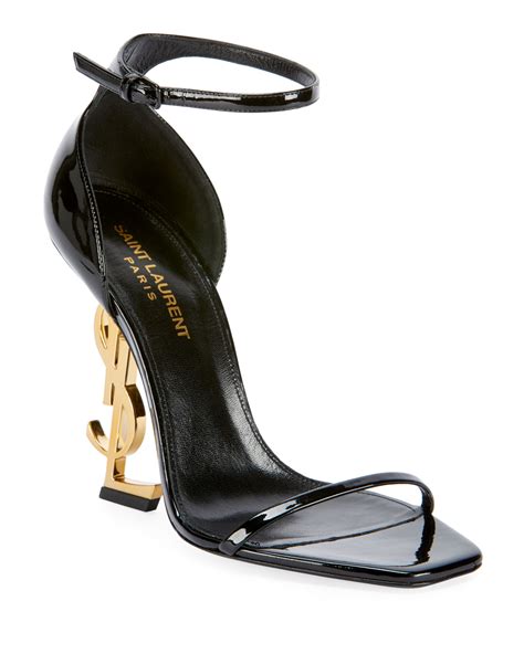 sandals ysl heel|YSL saint laurent heels price.